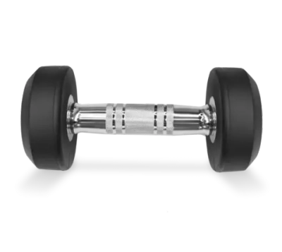 Набор обрезиненных гантелей BRONZE GYM, 27.5-50 КГ - 10 ПАР, ШАГ 2,5 КГ