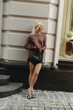 Лонгслив из модала brwn