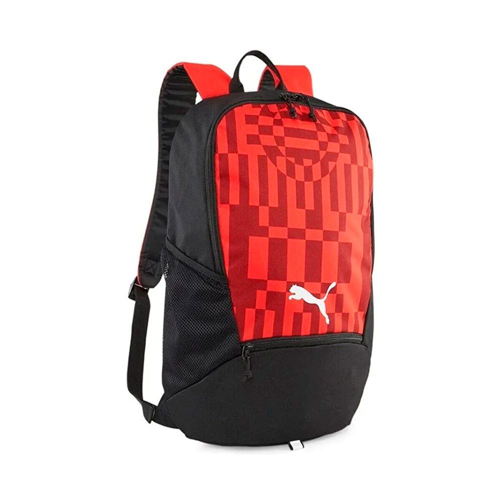 Рюкзак спорт. PUMA IndividualRISE Backpack, 09057603, полиэстер, черно-красный