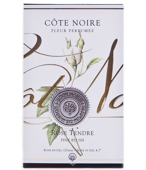 Ароматизированная роза светло-розовая в прозрачной вазе, Cote Noire