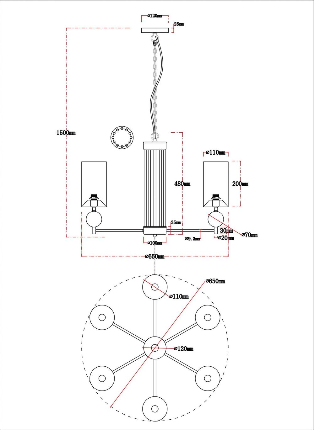 Подвесная люстра Arte Lamp