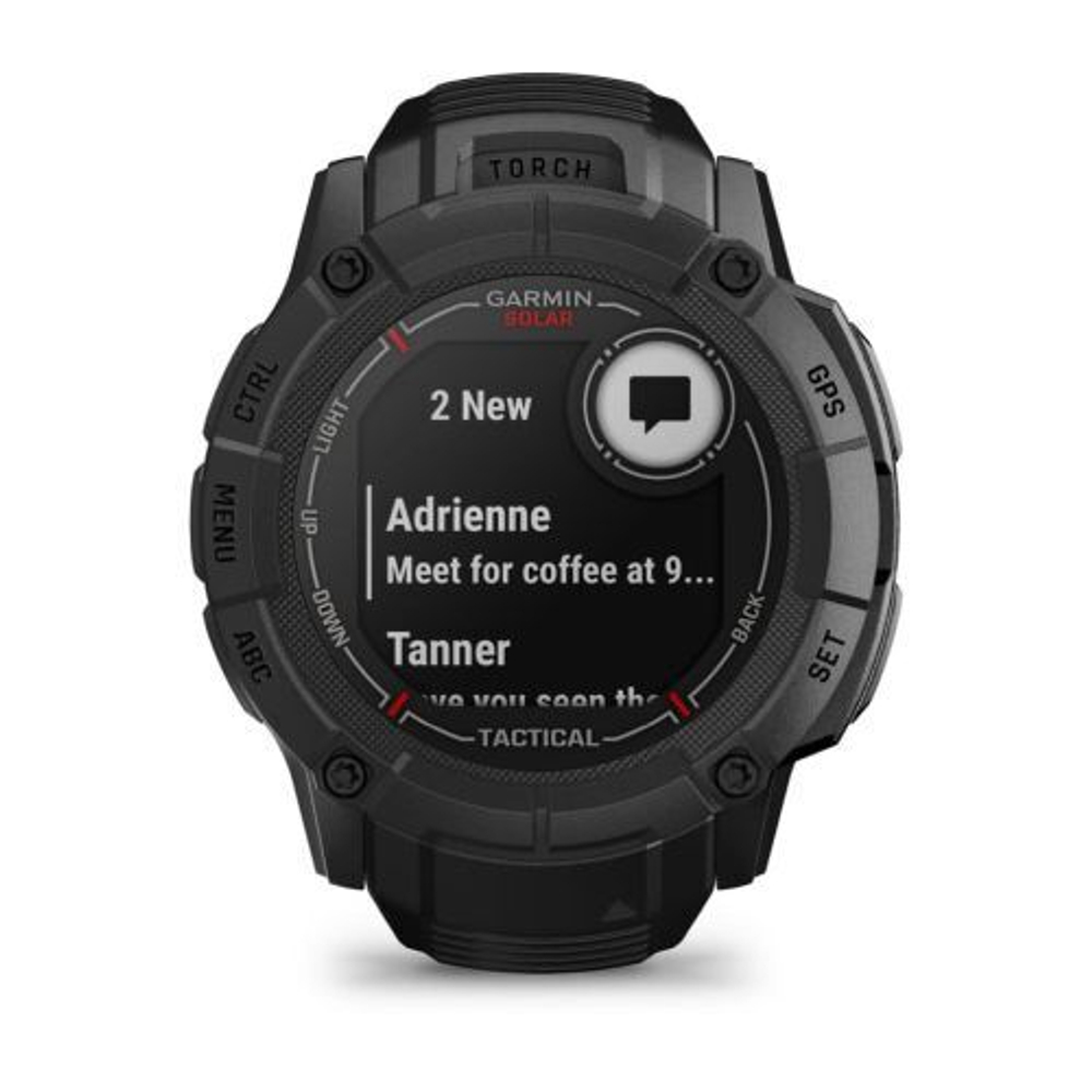 Умные часы Garmin Instinct 2X Solar Tactical Edition, черный