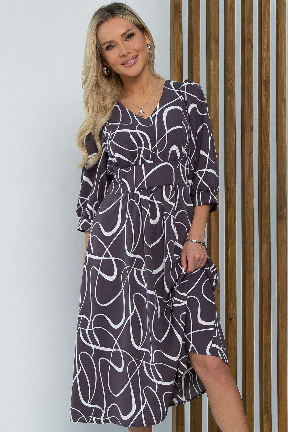 Платье Мадлен (графит) П13524-18М LT Collection