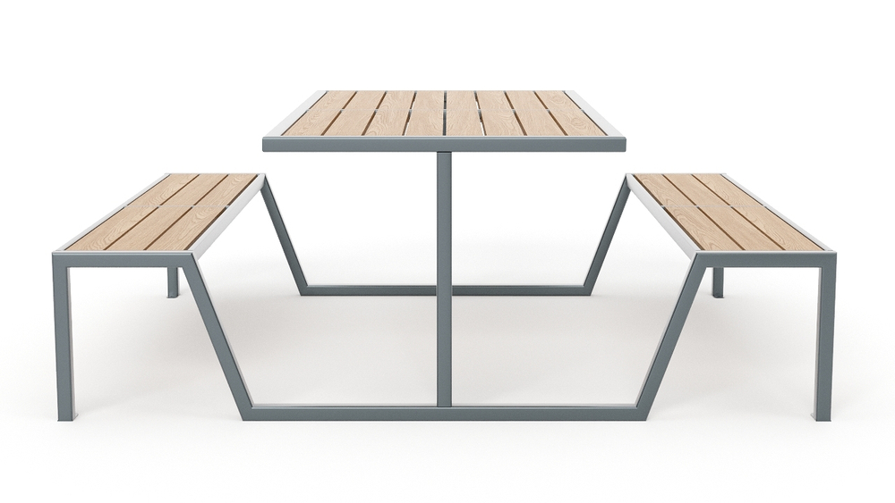 Стол со скамейками SK00259