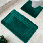 Комплект ковриков DKTX Comfort Linea 2шт 50*80/50*40см 10мм 5520 (бирюзовый)