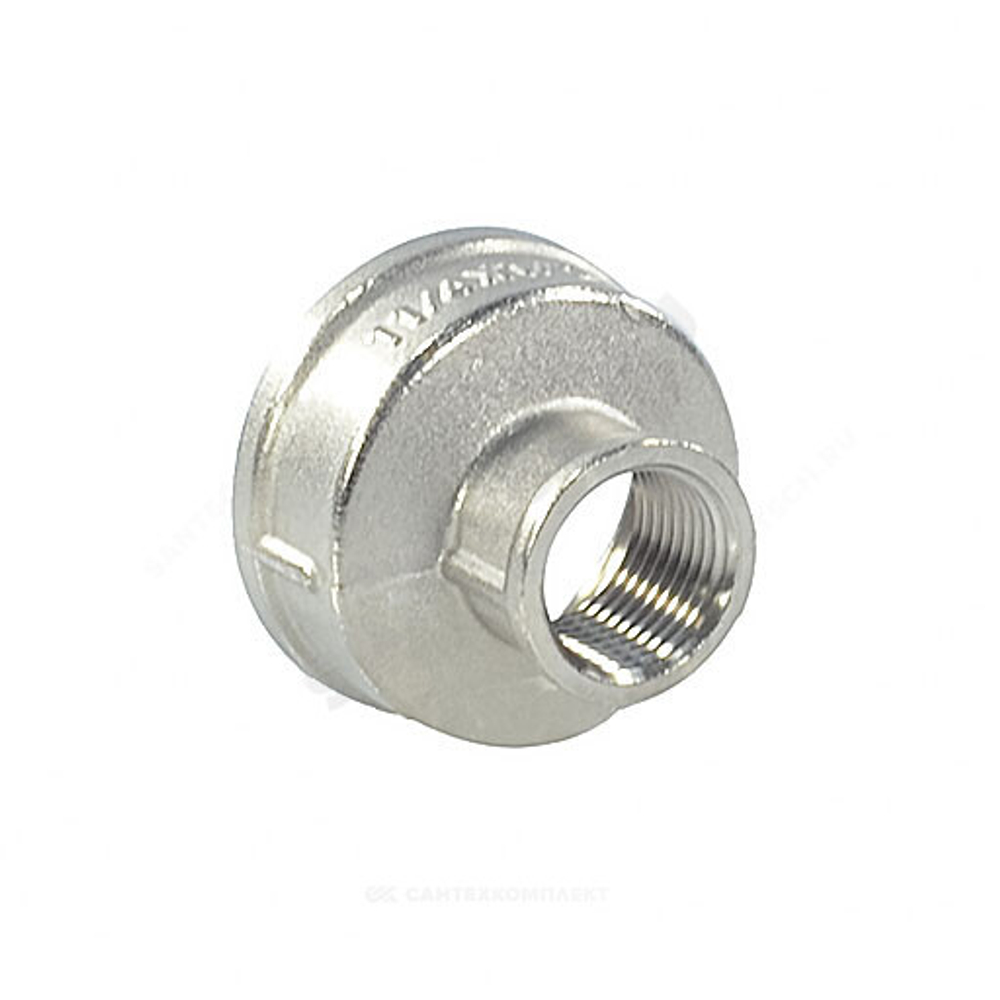Муфта латунь никель переходная Ду 32х20 (1 1/4"х3/4") ВР/ВР SantechSystems