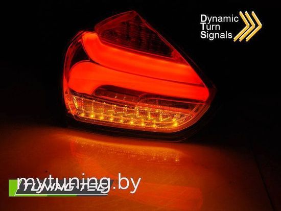 Фонари задние FORD FOCUS 3 15-18 HATCHBACK SMOKE RED SEQ LED