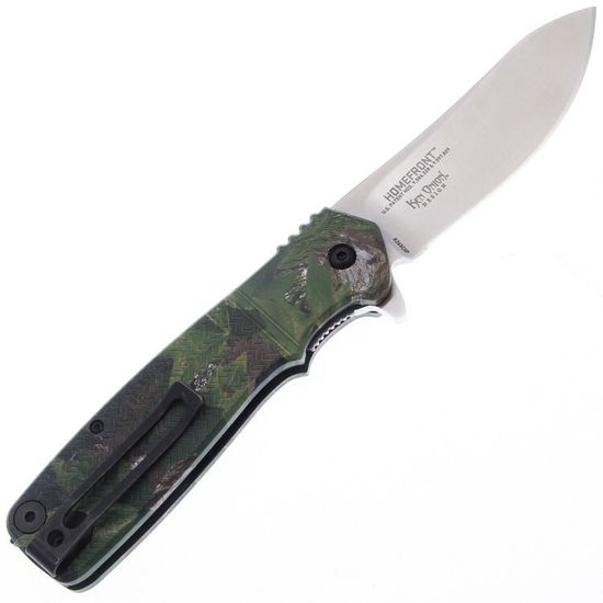 Складной нож CRKT Homefront Hunt Realtree APG c клинком из стали 1.4116, рукоять GRN