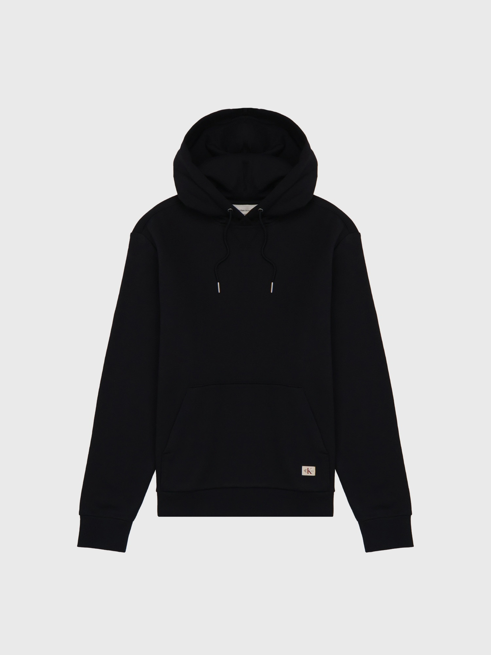 Худи Calvin Klein Monogram Logo Patch Fleece Black Beauty