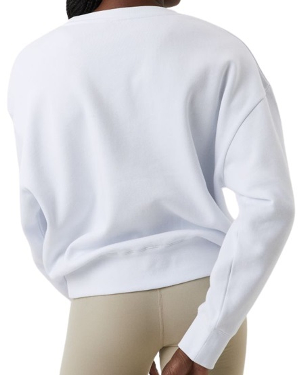 Женская теннисная куртка Bj_rn Borg Stockholm Boyfriend Crew - brilliant white