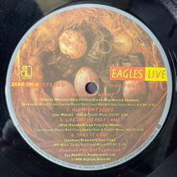 Винтажная виниловая пластинка LP Eagles Live (Canada 1980)