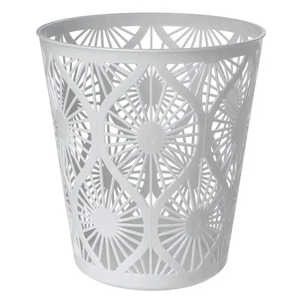 КОРЗИНА ДЛЯ МУСОРА, 10Л, ДИАМЕТР 256 ММ, ВЫСОТА 280 ММ (СВЕТЛО-СЕРЫЙ)