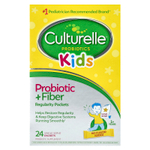 Culturelle, Kids, пробиотики и клетчатка, для регулярной работы кишечника детей старше 1 года, 24 порционных пакетика по 4,8 г (0,17 унции)