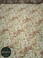 Мебельная ткань гобелен на отрез "Голландские цветы" (ширина 160 см) цена за п/метр