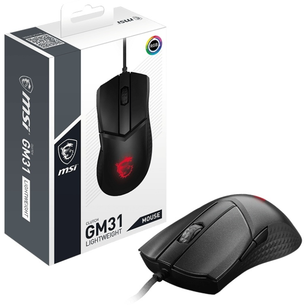 Мышь MSI Clutch GM31 LIGHTWEIGHT черный