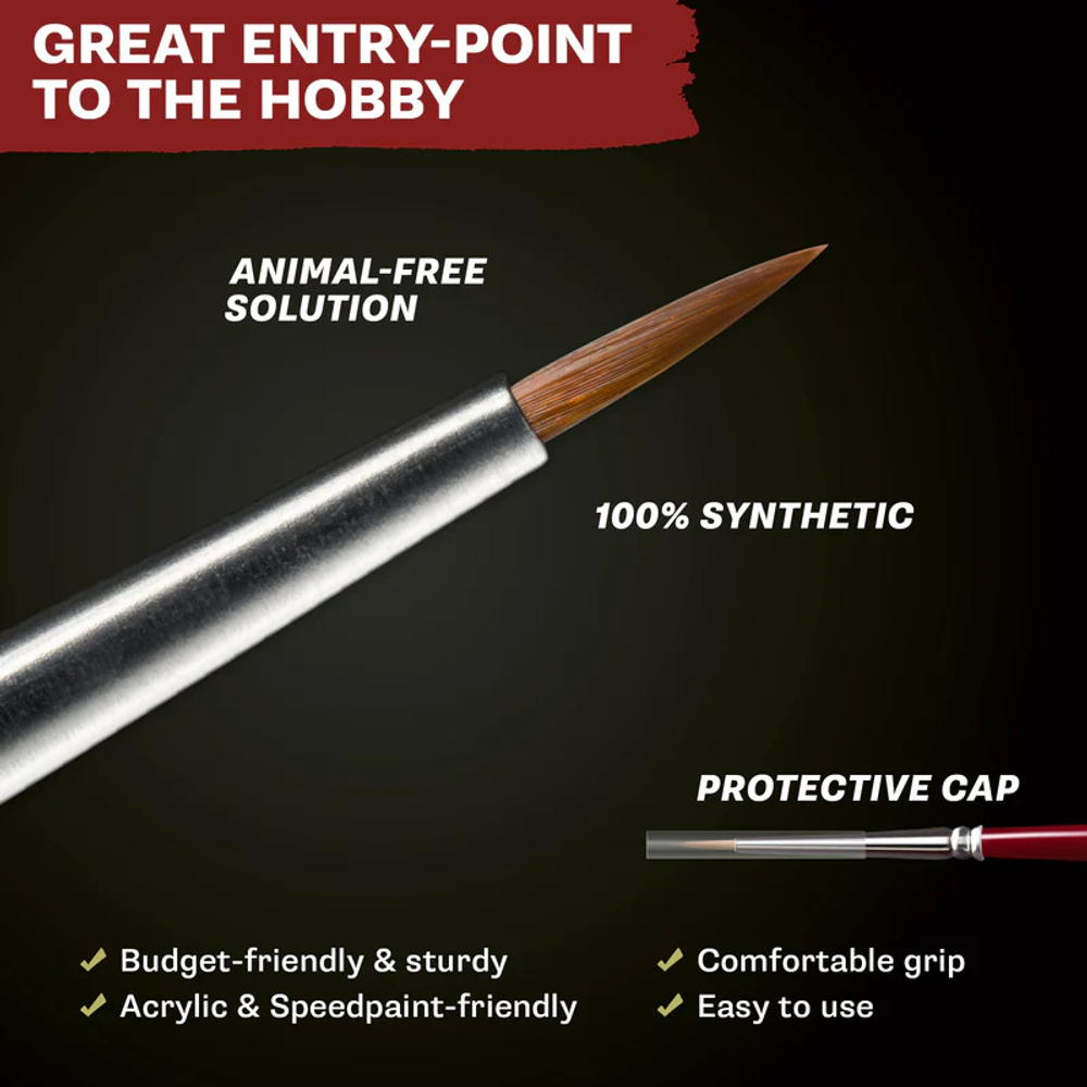 Hobby Starter Brush Set (Synthetic)