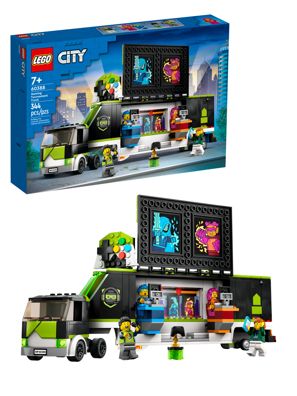 Конструктор LEGO City 60388 «Геймерский грузовик для турниров»