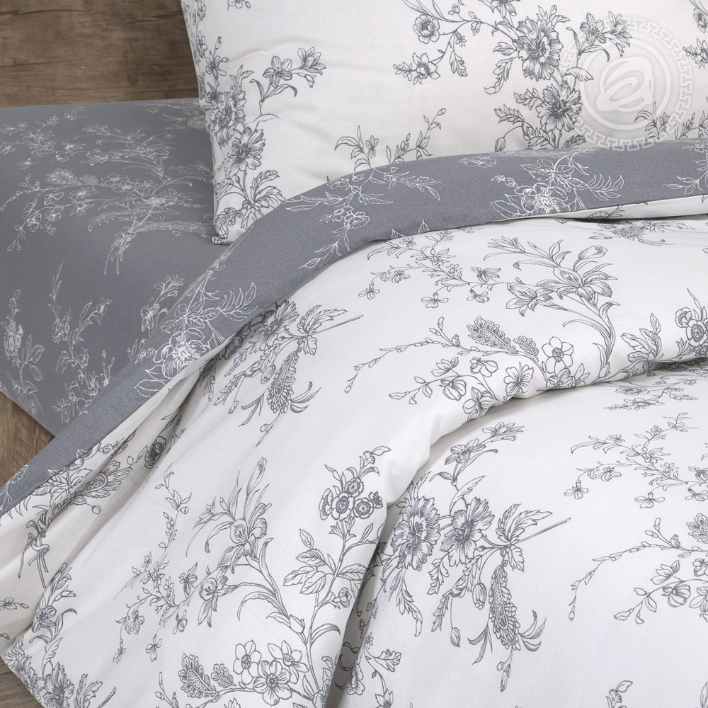 Луара, поплин (100% хлопок) с простыней на резинке