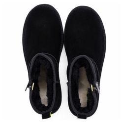 UGG Classic Ultra Mini Zip Boot Black