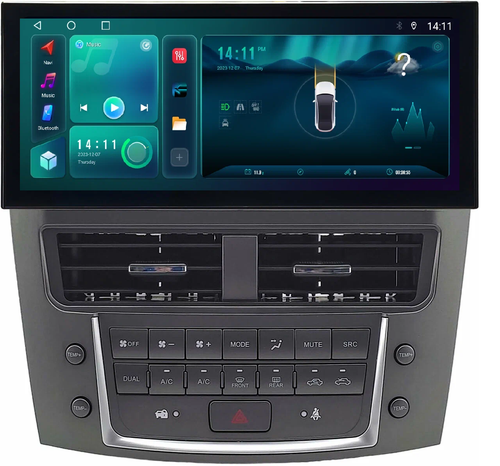 Магнитола для Lexus IS250 XE20 2005-2013 (все комплектации) - Kuberg KP-1230 монитор 12.5" в стиле LEXUS на Android 13, Быстрая, CarPlay, 4G SIM-слот