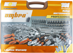 OMT141S Набор инструмента универсальный 1/4", 3/8" и 1/2"DR, 141 предмет