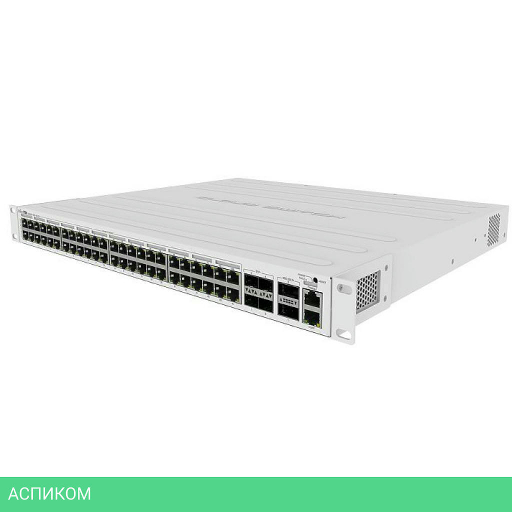 Коммутатор MikroTik CRS354-48P-4S+2Q+RM