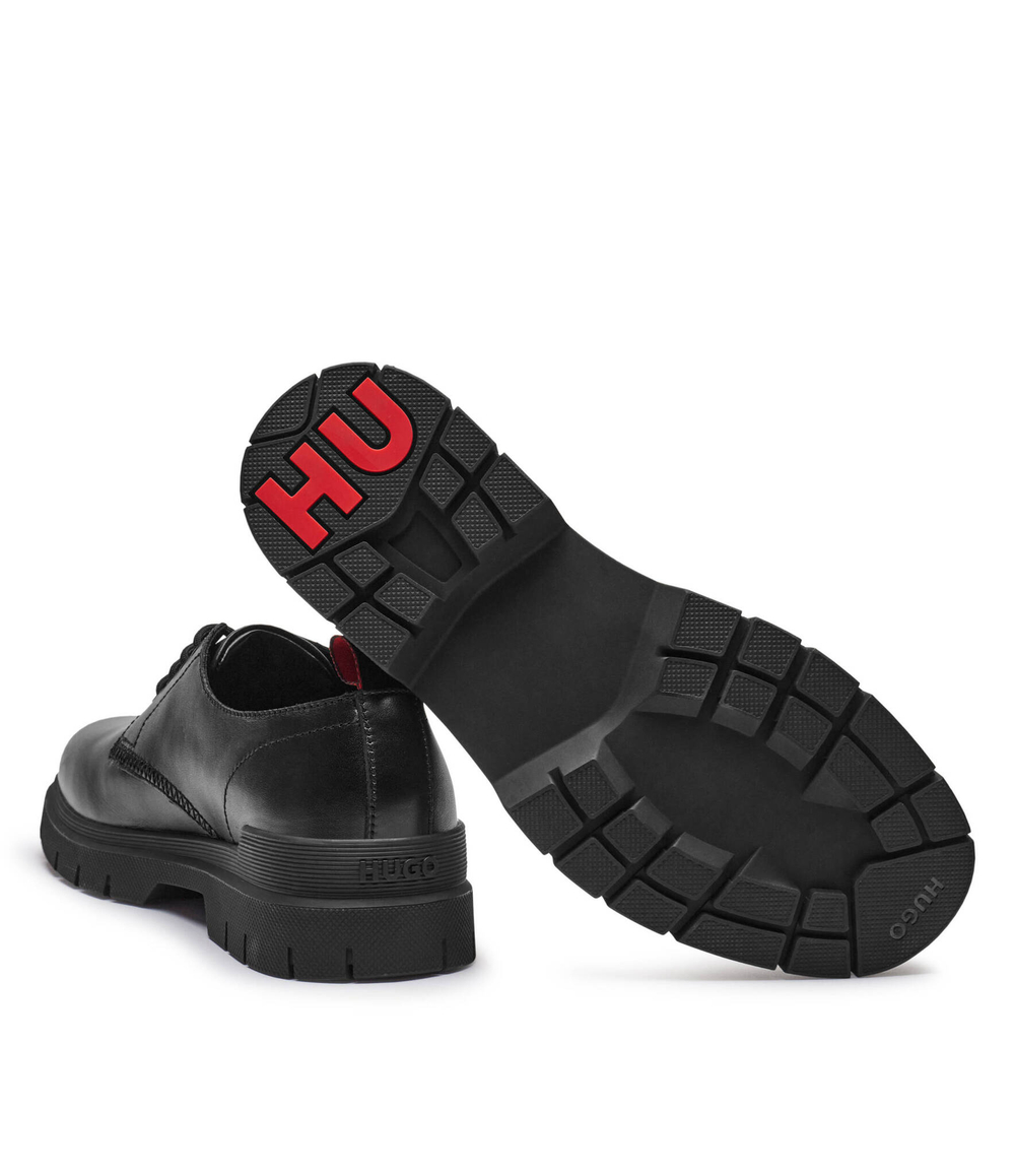 Кожаные дерби Ryan HUGO - черный(50528861)