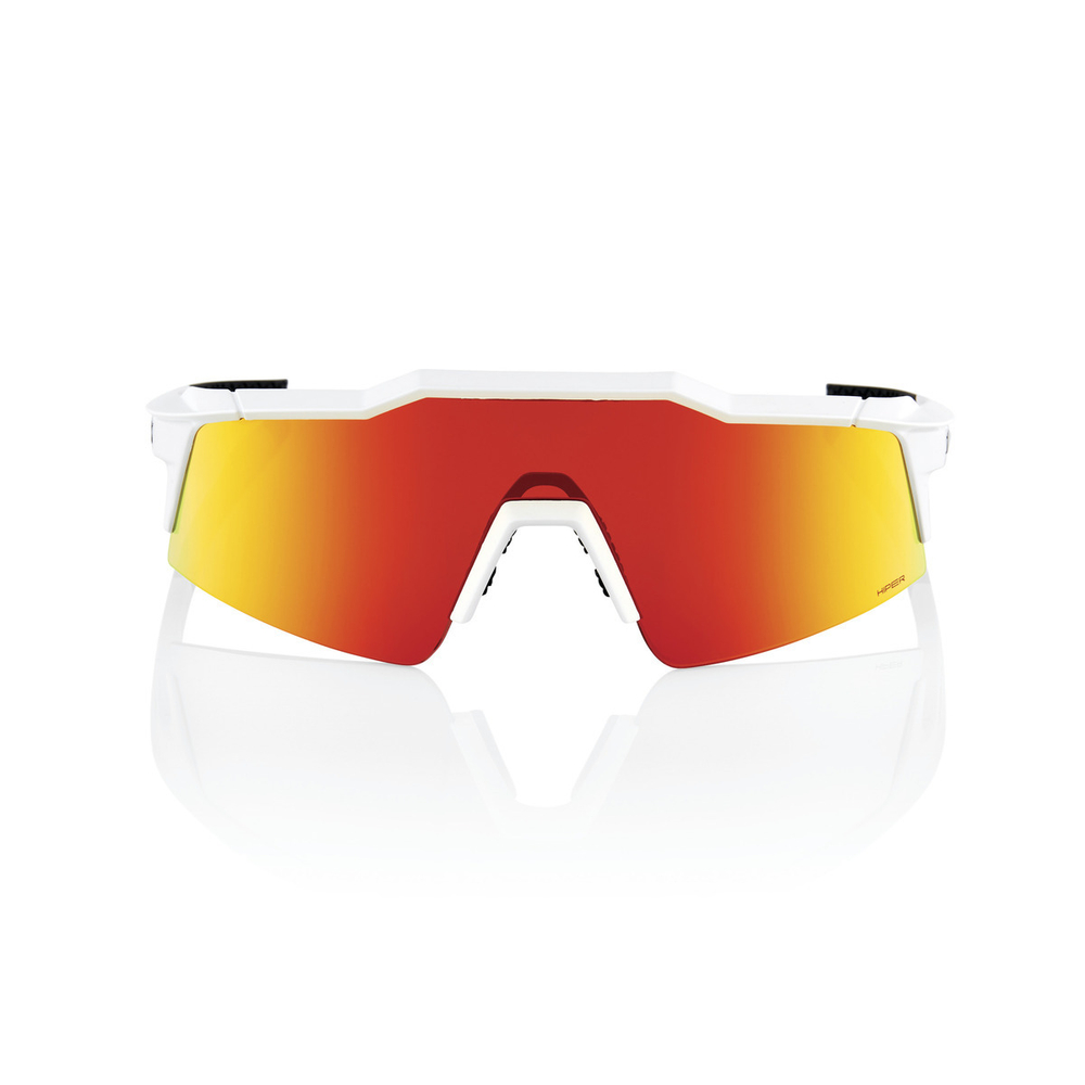Спортивные очки с диоптриями 100% Speedcraft SL / Soft Tact Off White / HiPER Red Multilayer Mirror Lens
