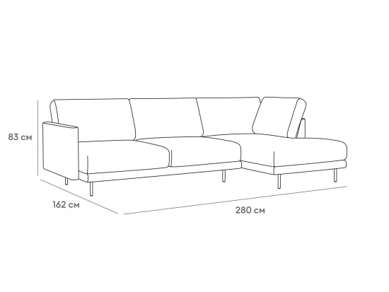 Диван Ricadi угловой 737428