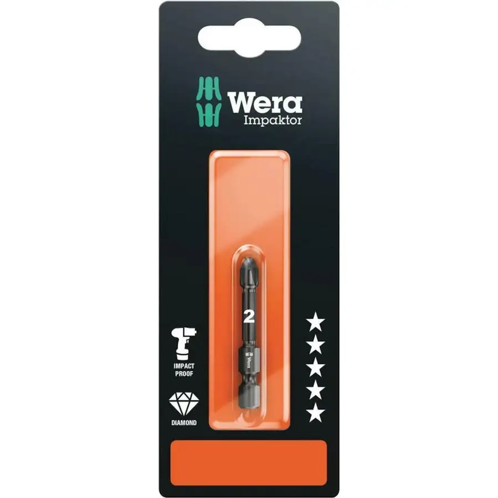 Бита ударная крестовая Pozidriv 855/4 IMP DC SB 2x50 мм WERA 05073961001