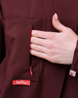 Топ медицинский женский Сартори, шоколад