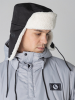 Шапка ушанка Город Горький черная