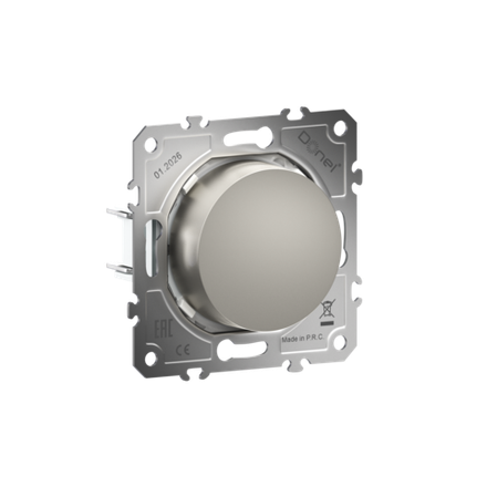 Светорегулятор Triac поворотный,  LED-лампы 200Вт,  акт.нагрузка 500Вт,  цвет шампань,  серия D16,  Donel