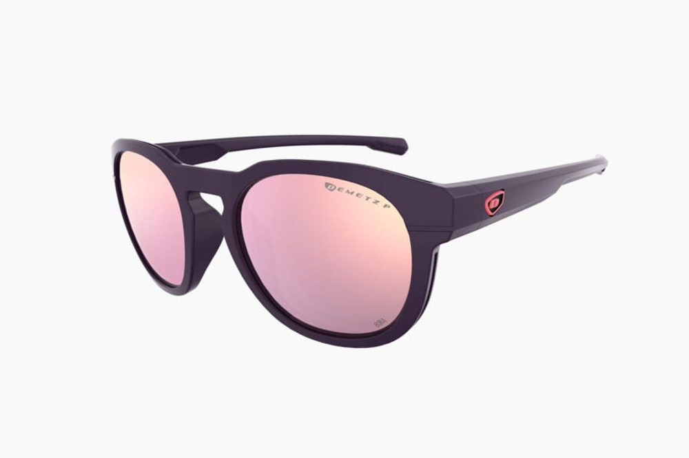 Спортивные очки Demetz Increase / Purple Matt Grey Polarized Mirror Pink Cat.3