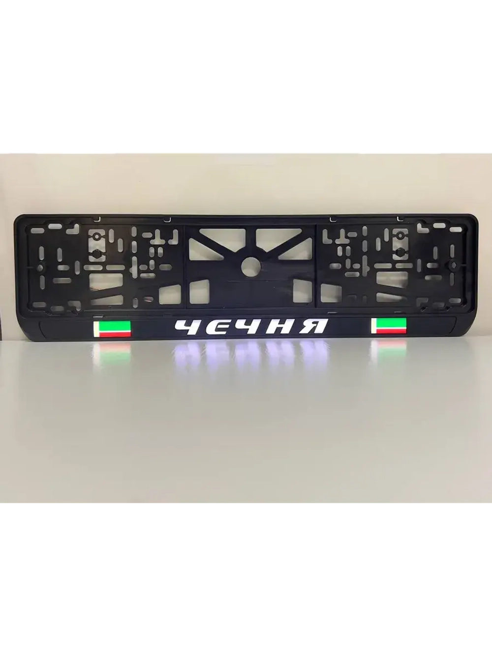 Рамка с LED подсветкой надписи. Чечня.