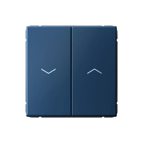 ARTGALLERY 2-клавишный ВЫКЛЮЧАТЕЛЬ ДЛЯ ЖАЛЮЗИ, 2х сх.4, 10А, механизм, быстрозажим. клем., АКВАМАРИН