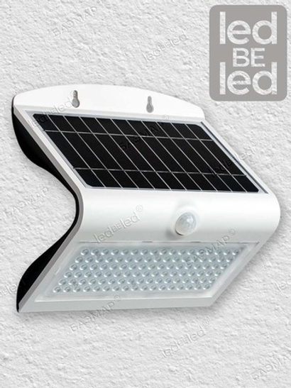 Уличный светильник на солнечной батарее с датчиком движения и света ledBEled 8W 850LM, настенный светодиодный фонарь