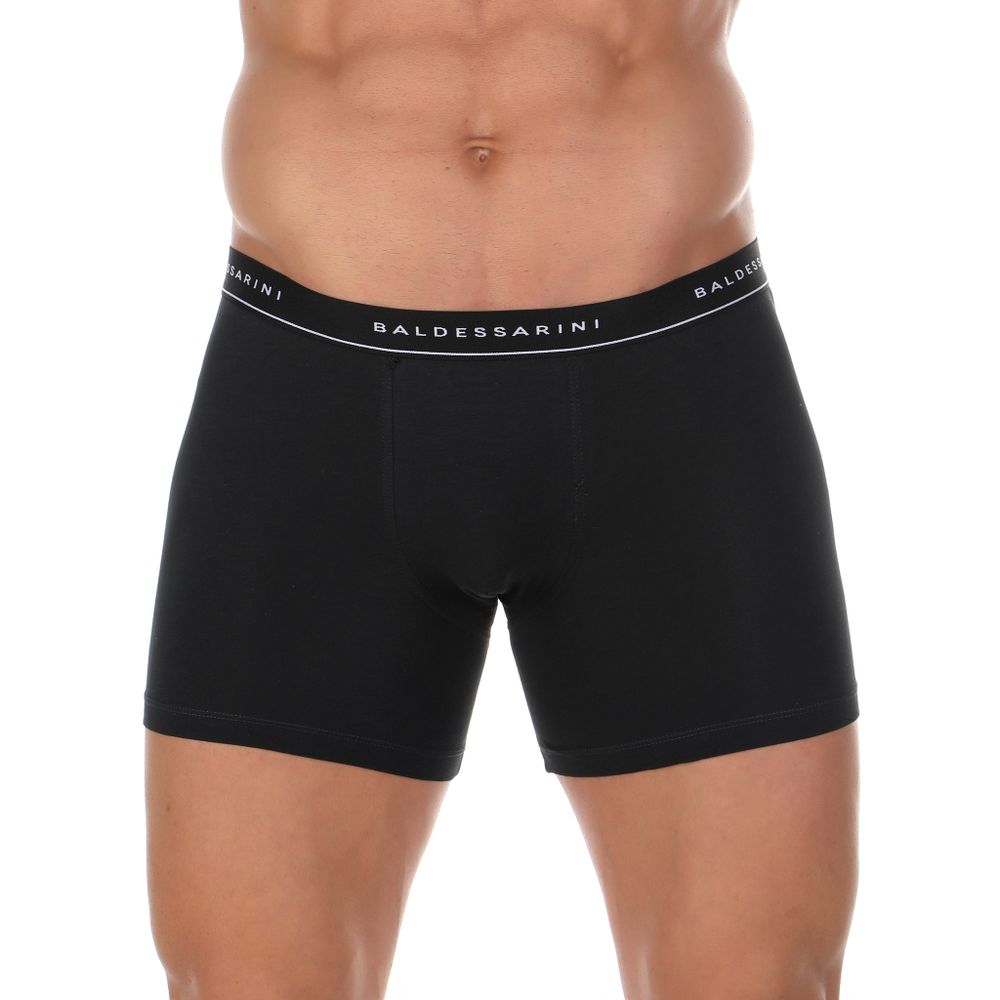 Мужские трусы боксеры набор из 3 штук (черные) BALDESSARINI 90001/6061 9009