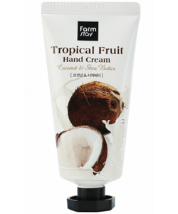 Крем для рук с экстрактом кокоса и маслом ши Tropical Fruit Hand Cream Coconut & Shea Butter 50мл