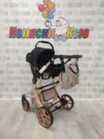 Коляска трансформер Farfello Aimile Original New Gold Кремовый