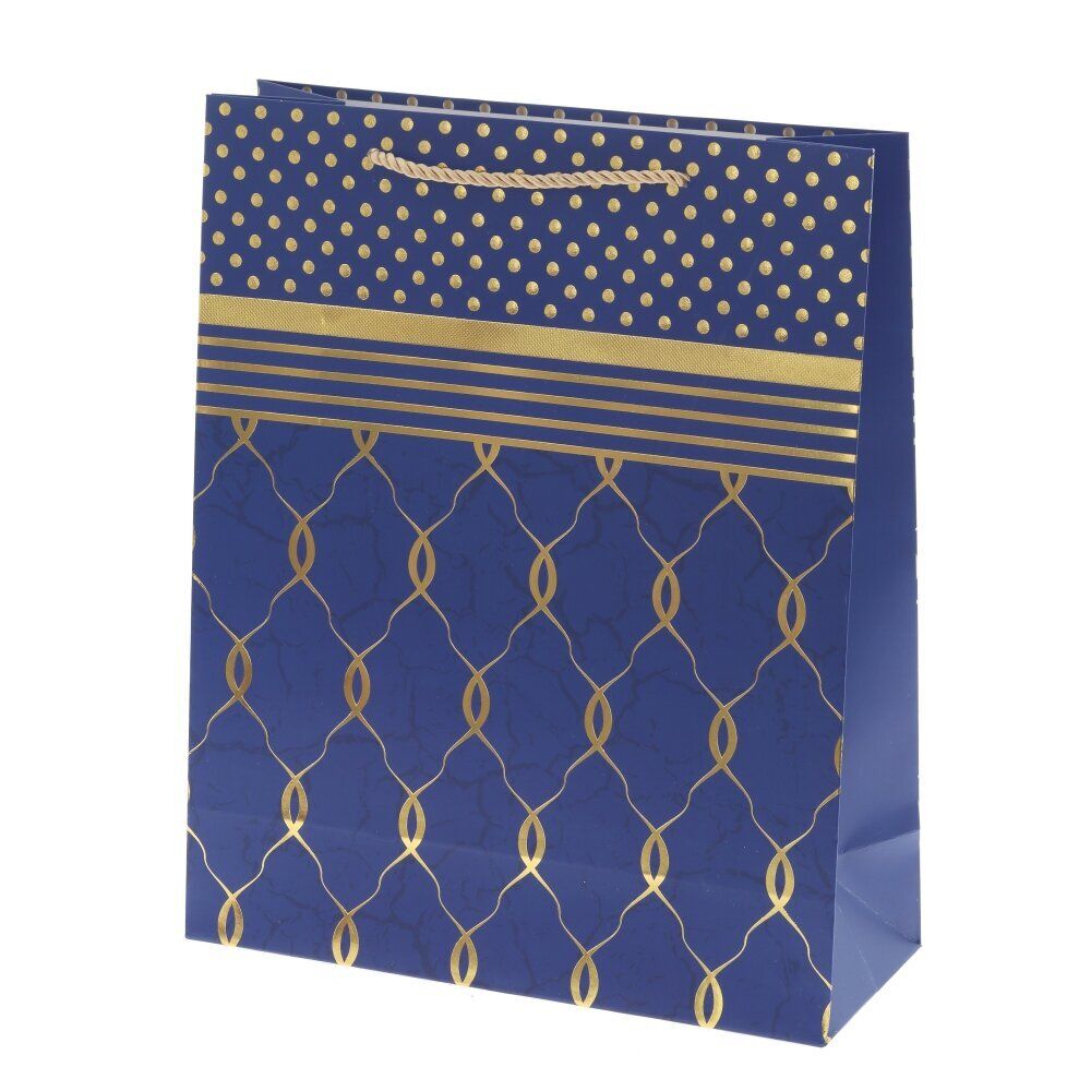 GAEM Пакет подарочный M (бумага 210г/м2, блок микс 12шт), L26 W10 H32 см, 4в.