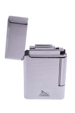 Зажигалка трубочная Lubinski Сполето, кремневая, серебристая в квадратик