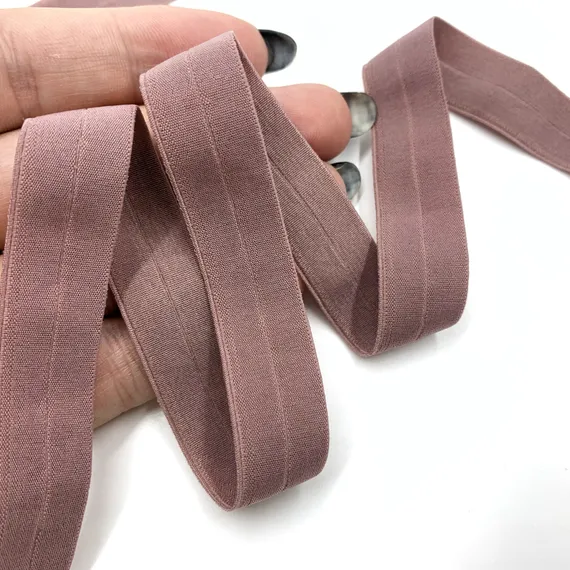 Бейка отделочная кофейно-розовая 15 мм (цв. 885), Lauma