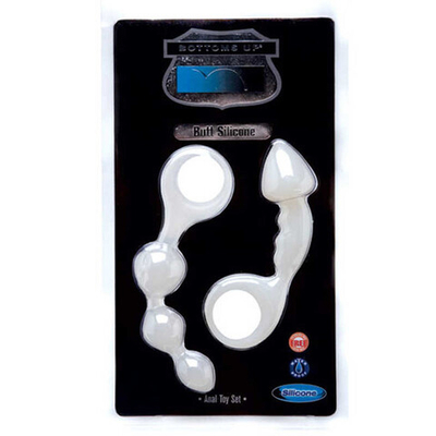 Набор анальных стимуляторов Bottoms Up (Цвет: прозрачный матовый)
