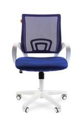 Офисное кресло Chairman    696    Россия    белый пластик TW-10/TW-05  синий