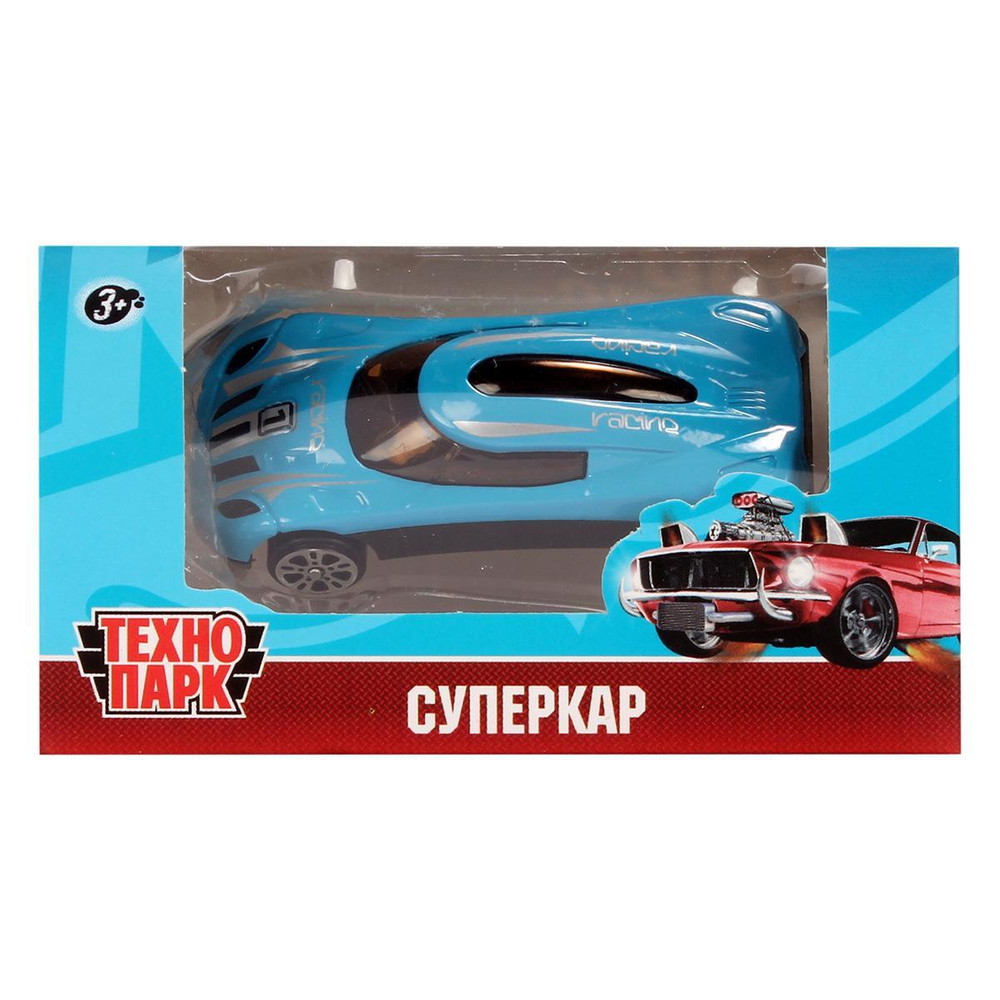 Модель ин. мет. "Road Racing Суперкар" 7,5см. в ассорт, коробка RR-7-65161-R (Технопарк)