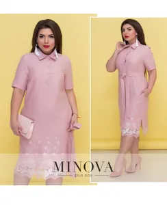 Платье 292-пудра Minova