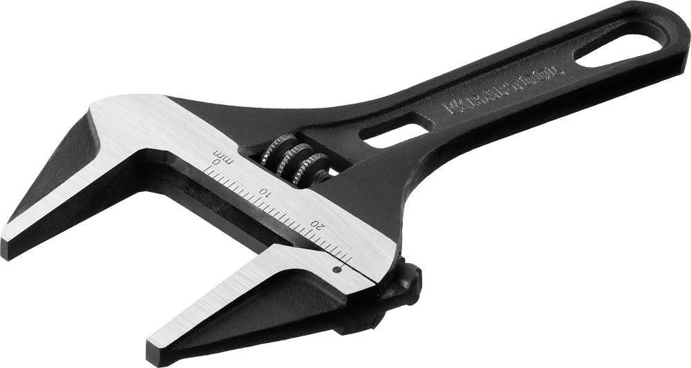 Ключ разводной компактный c тонкими губками SlimWide Compact 120 / 28 мм, KRAFTOOL