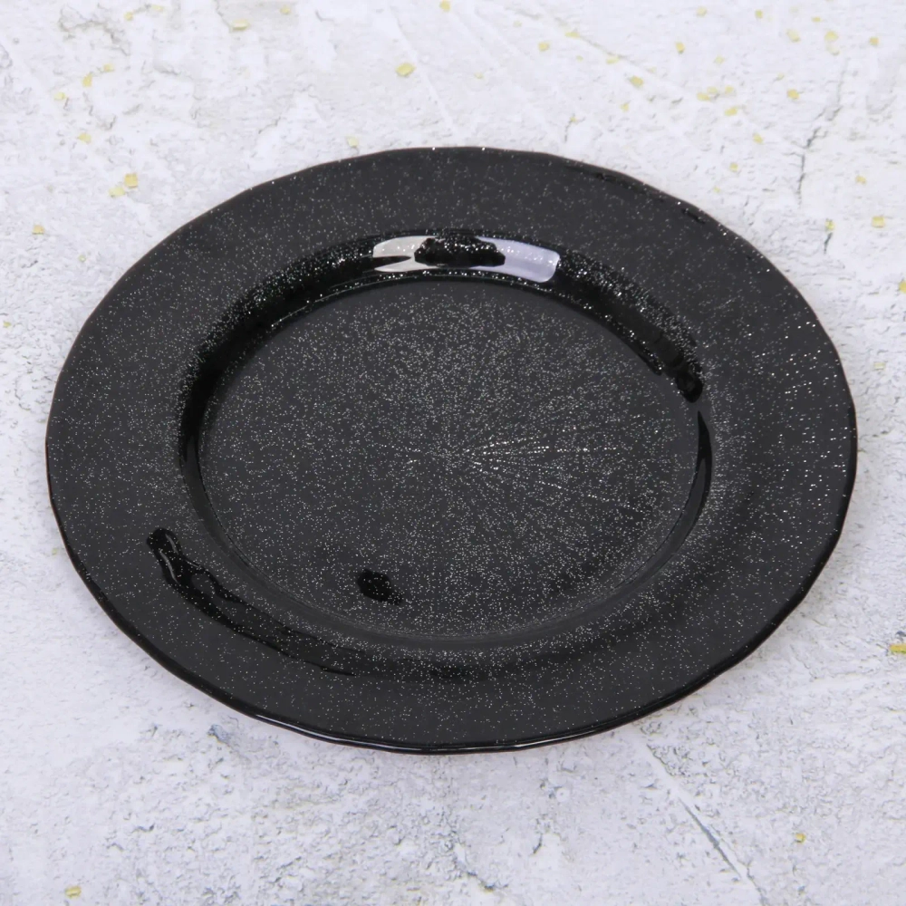 Тарелка 20см «Блэк рояль» черная