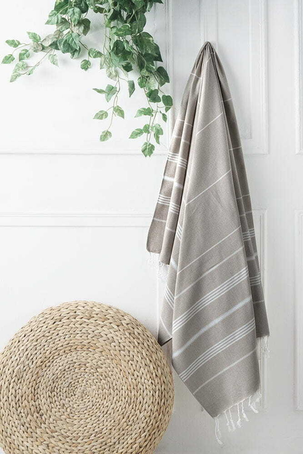 Полотенце для сауны 100х184 Arya home Natura бежевое